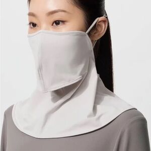 Uniqlo Light Gray UV Protection Face Cover